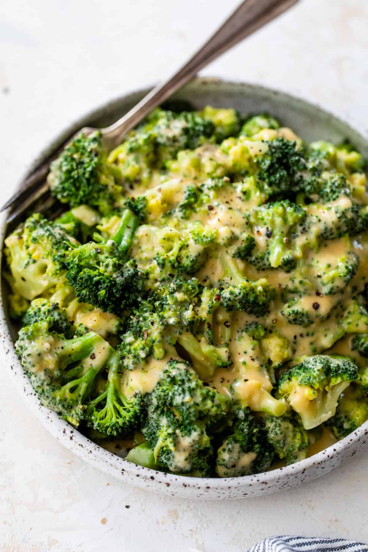 Easy Cheesy Broccoli: Homemade Sauce in 20 Minutes